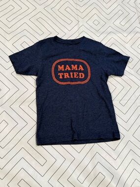 Paris Texas 'Mama Tried' Navy Graphic Tee